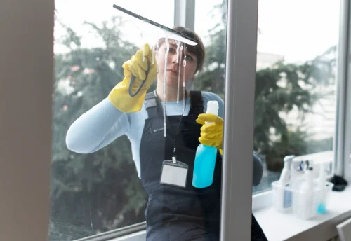 Nettoyage de vitres intérieures et extérieures à Moussages